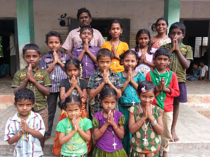 Village children in India