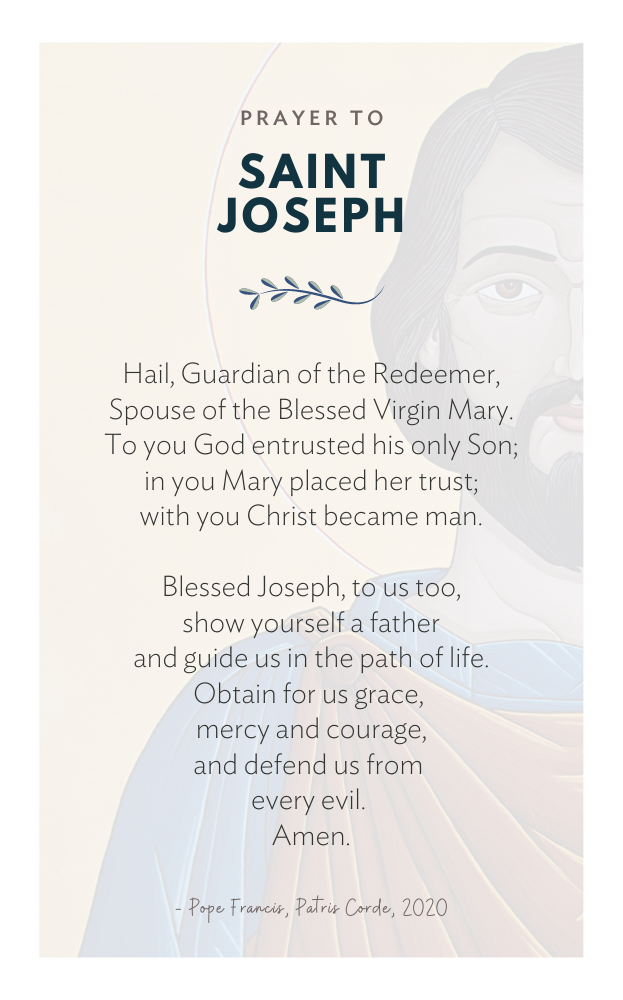 Man joseph catholic roman st Prayers