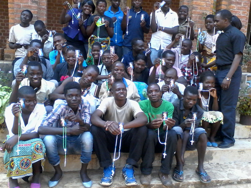 Youth Group in Dedza, Malawi with Fr. Joseph